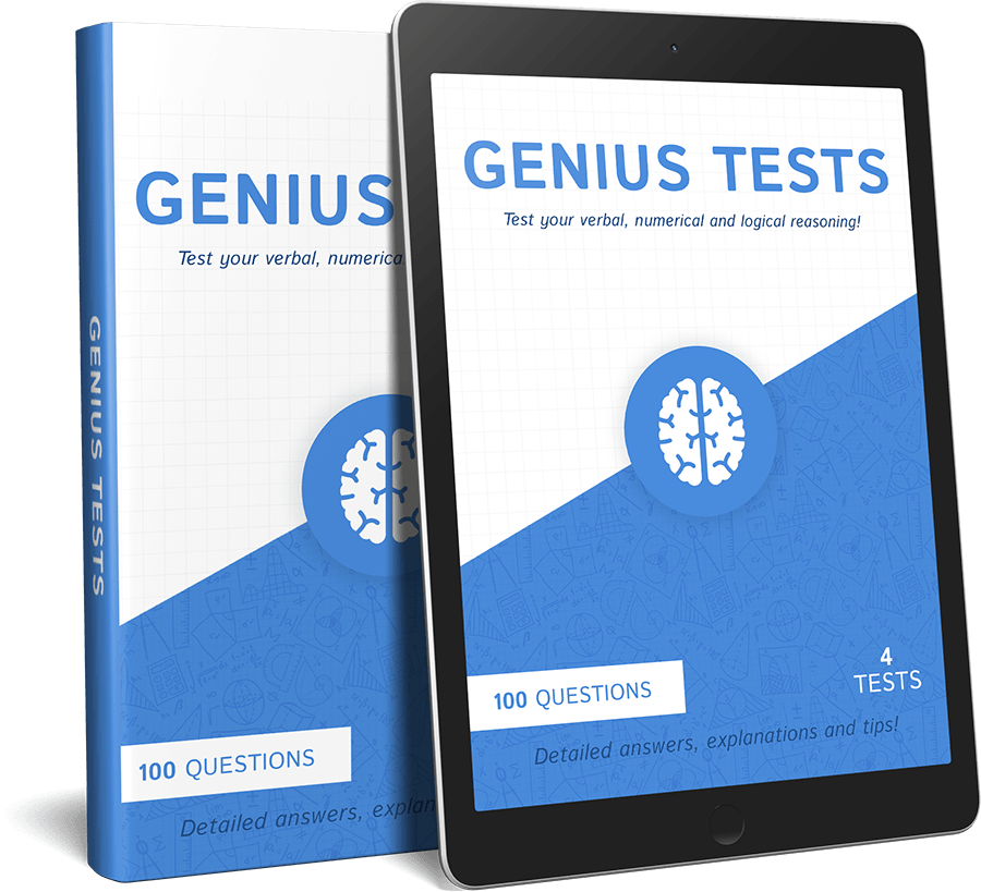 Genius Tests 100 Question IQ Test Practice Guide